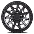 thumbnail image 2 of Lock Off-Road Lunatic Matte Black with Matte Black Ring 9-17, 2 of 3