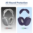 thumbnail image 3 of Funda de Silicona 4 en 1 para AirPods Max en Púrpura Profundo, 3 of 6