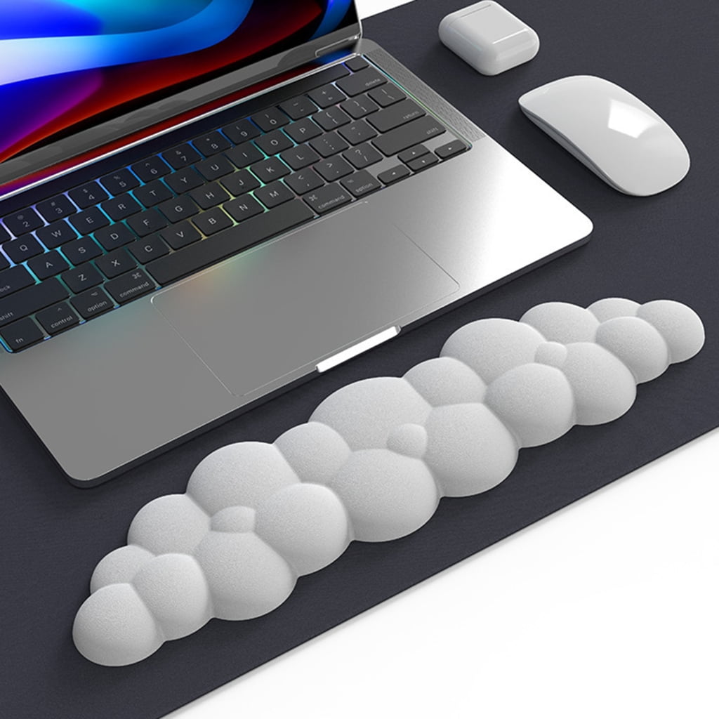 TINYSOME Cloud Keyboard Mouse Pad Typing Wrist Rest Support Palm Hand Wrist Mat Foam PU