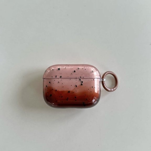 New Smudge Caramel color anti-fall protective earphone case with hook for Apple for For AirPods 2 Pro pro2 for For AirPods 3 for For AirPods 4 (Leo 1,For AirPods pro)