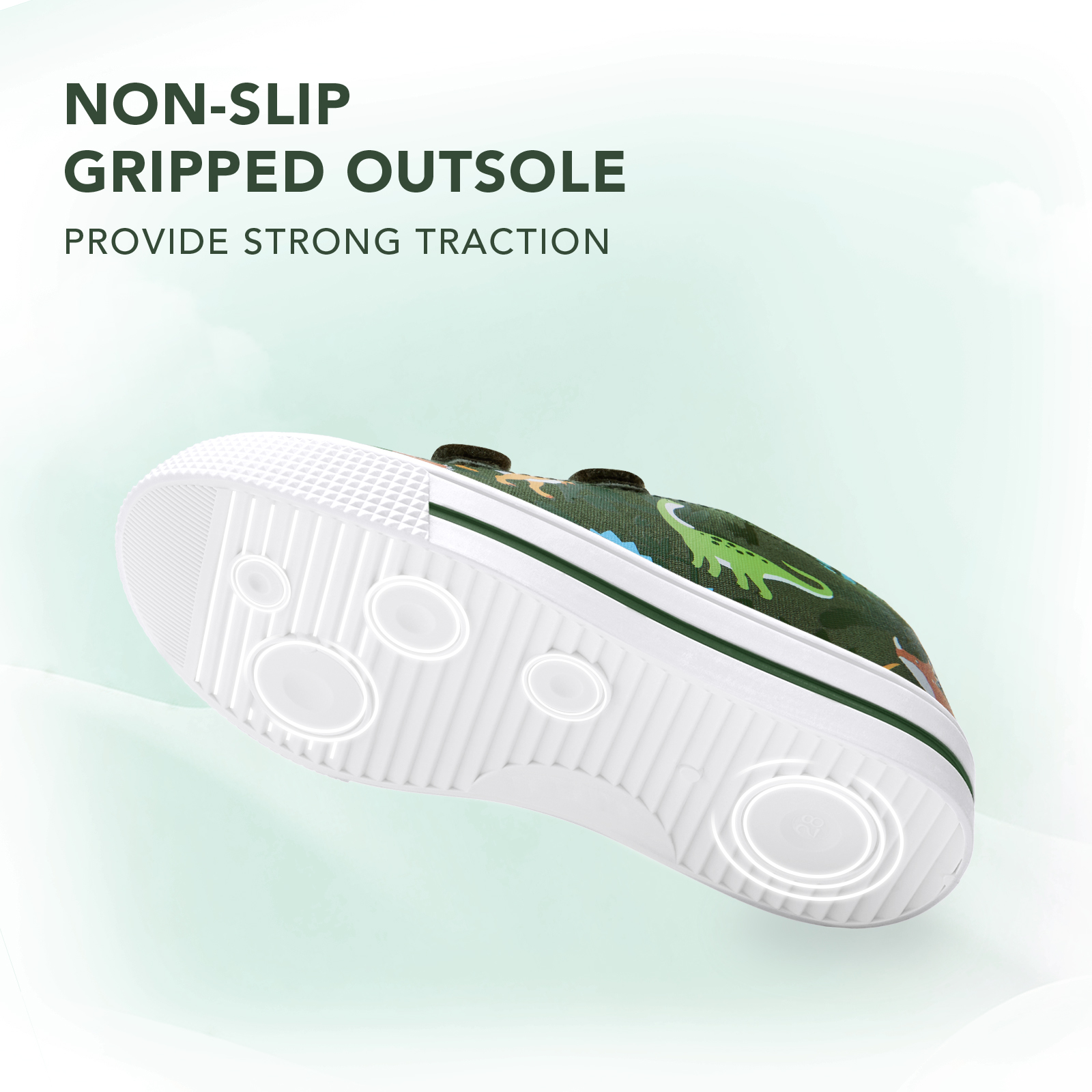 EUXTERPA Toddler Dinosaur Canvas Sneakers photo 4
