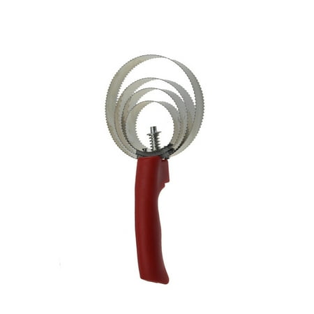 

FRCOLOR Barn Stable Fourth Ring Comfort Stainless Steel Grip Spring Curry Comb for Horse (Random Color)
