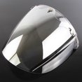 thumbnail image 2 of Open Face Helmet Visor Motorcycle Helmet Bubble Lens 3-Snap Bubble Wind Visor, 2 of 7