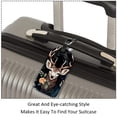 thumbnail image 3 of Square 2Pack PU Leather Jungle Elk Cruise Luggage Tag with Privacy Cover and Name ID Tag for Travel Handbags Backpacks Luggage Tags, 3 of 6