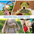thumbnail image 5 of Uxcell 30mm Safety Eyes, 26Pcs Realistic Doll Crocheting Safety Eyes Black, 5 of 6