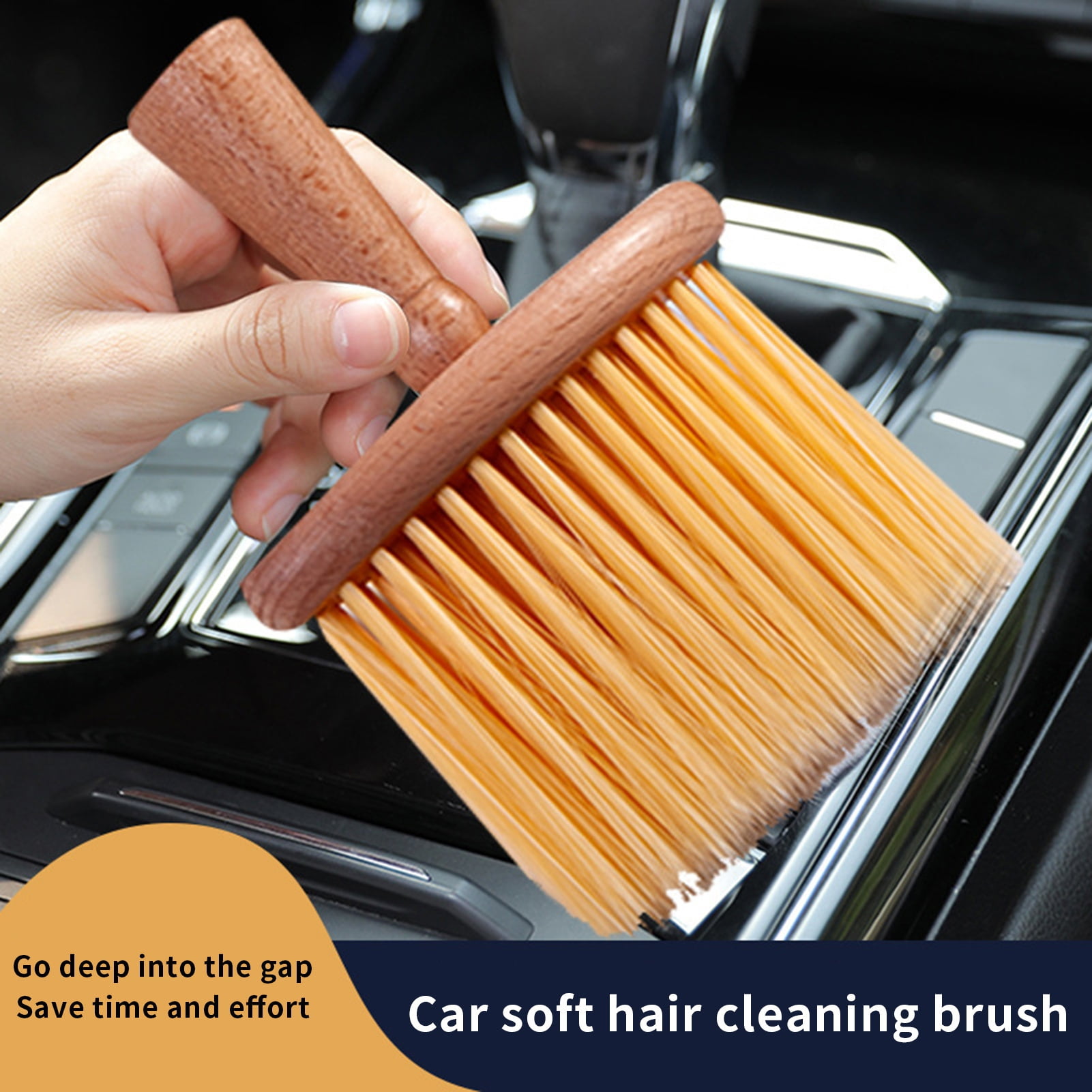 Washranp Auto Interior Dust Brush,Ultra Soft Detail Brush Tool for