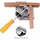 thumbnail image 4 of Abrazadera angular de aluminio ajustable de 90° con mordaza giratoria para herramientas de carpintería y ebanistería, 4 of 5