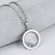 thumbnail image 2 of Mishow - Collar con colgante redondo de acero inoxidable con diamantes de imitación de Nuestra Señora de Guadalupe para mujer, 2 of 3