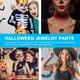 thumbnail image 5 of 20pcs Accesorios de joyería de Halloween Resina UV Adhesivo Marco de metal Costilizado Handmade Colte de colgantes Joyas divertidas Gotas colgantes (estilo de la cabeza de calabaza), 5 of 6