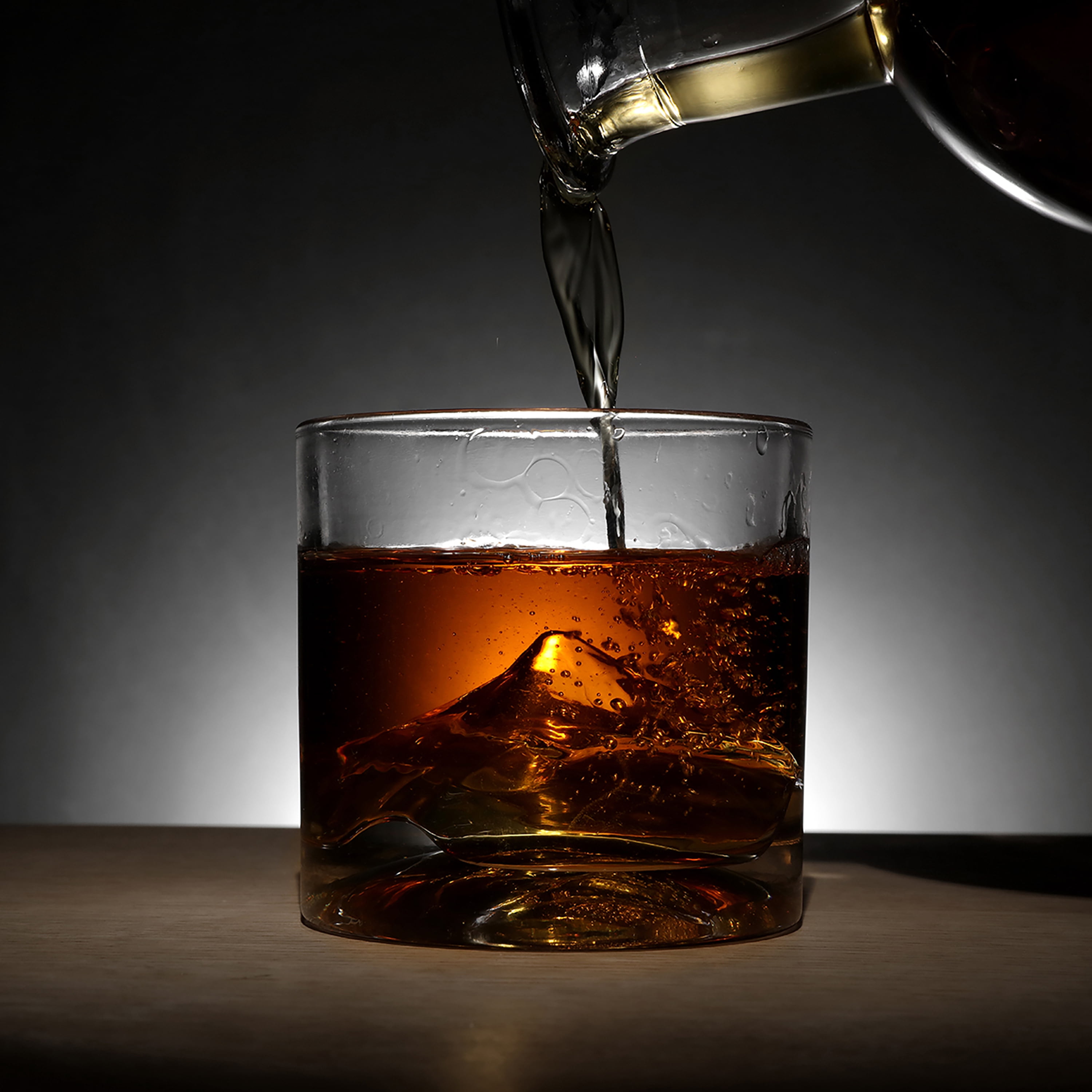 LIITON Mount Everest Whiskey Glasses, Set of 4