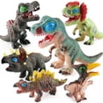 thumbnail image 2 of Gprince Simulation Jurassic Dinosaurs Action Figures Cartoon Dinosaur Model With Sound Cognition Figures For Children Gifts, 2 of 8