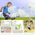thumbnail image 3 of Set Soccer Goal Sets For Children Easy To Install Lightweight Portable Football Goals Set For Garden Backyard, 3 of 8