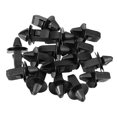 thumbnail image 1 of Unique Bargains 16 Pcs Automotive Clips Compatible for Ram 5500 2013-2018 Durable Plastic Black, 1 of 7