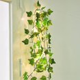 thumbnail image 2 of Guirnalda de luces LED artificiales de 10 metros y 100 luces LED para colgar en la pared, guirnalda decorativa para patio, 2 of 7