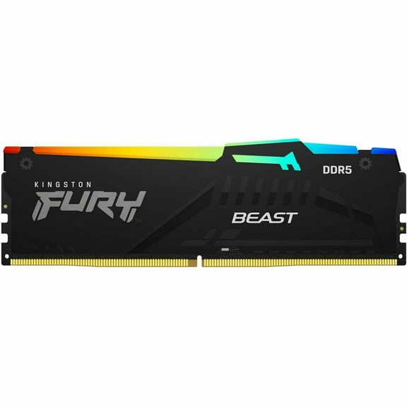 Kingston 32GB (1x32GB) DDR5 6000MT/s CL30 FURY Beast Black RGB EXPO