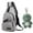 Gray, variant on Crossbody Sling Chest Backpack, Waterproof Strap Bag Crossbody Backpack With USB Hole With Headphone Hole Strap Backpack Hiking Backpack,2025 Crossbody Chest Bag