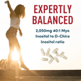 thumbnail image 3 of Myo-Inositol & D-Chiro Inositol 40:1 Ratio 2,000 mg - PCOS Supplements with Maca Root & Ashwagandha - Ovarian Health Support Vitamins - Hormone & Fertility Supplements for Women - 120 Vegan Caps, 3 of 5