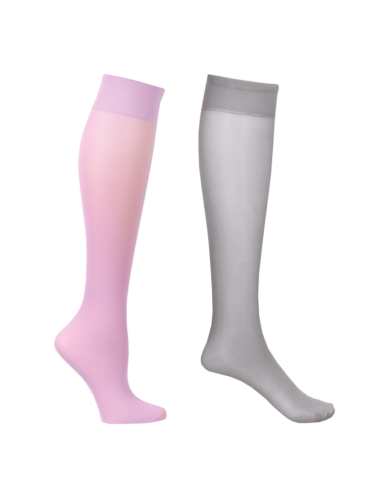 2 Pair Moderate Support Knee High Socks 1520 mmHg Compression