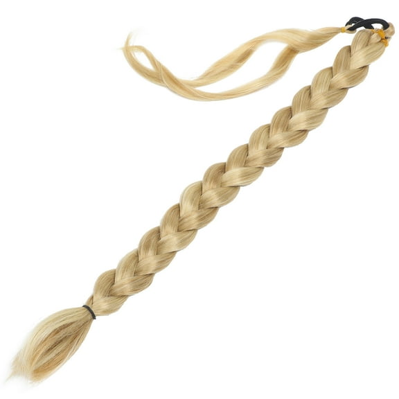 Long Braided Ponytail Extension Around Hair Extension Synthetic Hair Piece