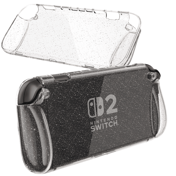 Protective Case for Nintendo Switch 2,Slim Soft TPU Cover Protective Case for NS2 Console and Grip Joy-Con(White)