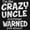 Black, variant on Crazy Uncle Family Relative Warning Men's Graphic T Shirt Tees Brisco Brands L