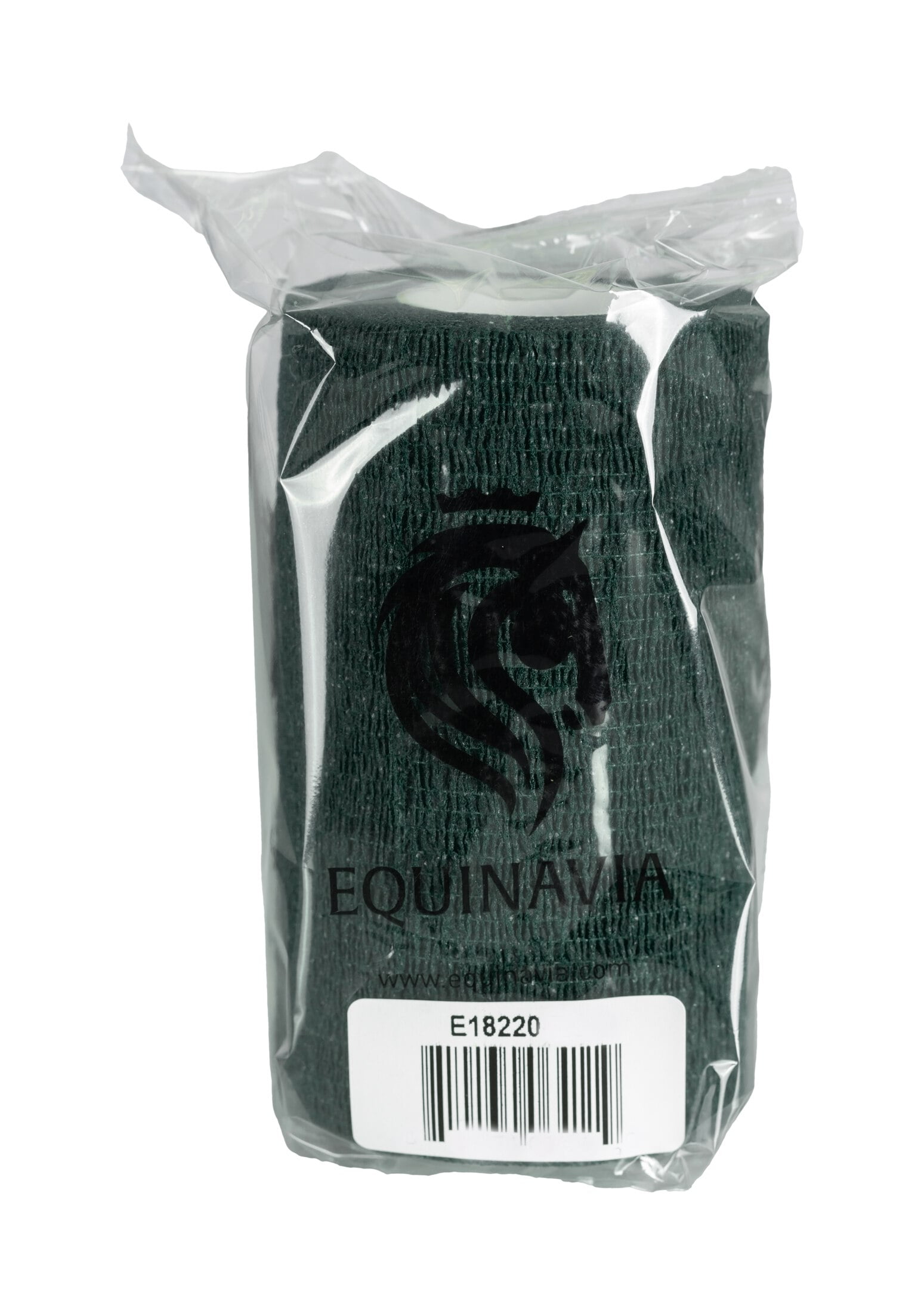 Equinavia 20 Pack Self Adhesive 4 Inch Vet Wraps with Easy-Dispenser Case | Bandages for Horses, Pets, Sports, Tattoo - Black - 20 x 5 yd