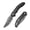 Damascus, variant on CIVIVI Bluetick Folding Pocket Knife with 3.47" 14C28N Blade Canvas Micarta Handle C23050-3