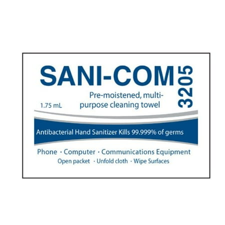 Cleaning Computer Equipment - -Com Cleaning Towelette, 200/box, Sani-Com Towelettes are used to clean all types of technology equipment; telephones, cellphones, computers, notepads, and even.., By Sani