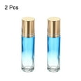 thumbnail image 3 of Uxcell 10mL Roller Bottles Glass Essential Oil Container, Blue 2 Pack, 3 of 5