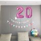 thumbnail image 4 of Globos gigantes de 40 pulgadas, globos de fiesta, globos de helio, globos de Mylar con números enormes para decoraciones de fiestas de cumpleaños, bodas y aniversarios, 4 of 5