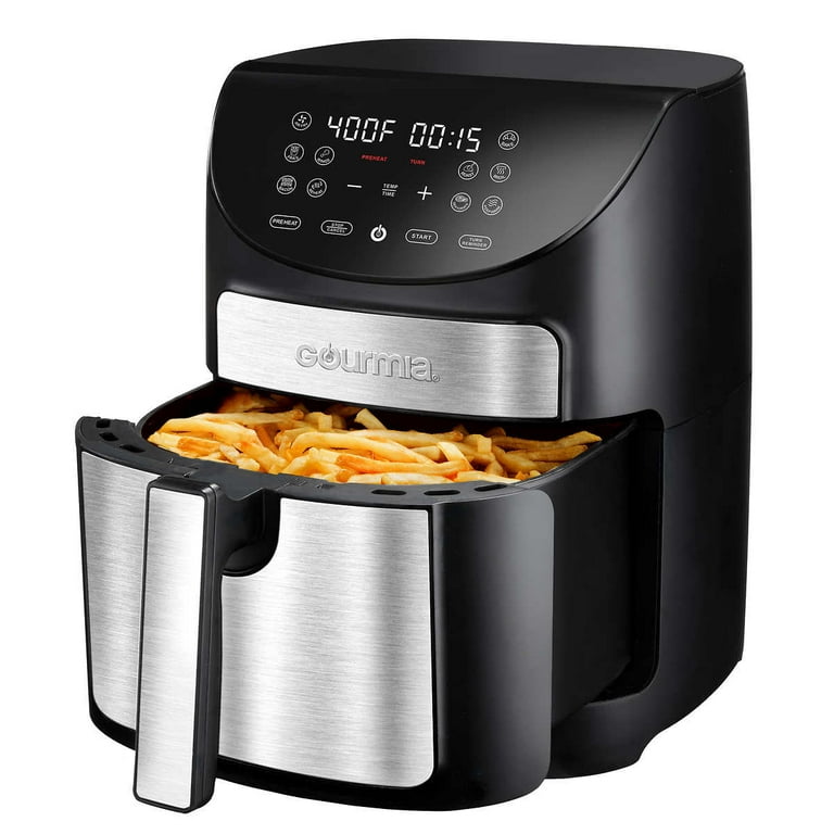 Gourmia 8 Qt. Stainless Steel Digital Air Fryer - Damaged box