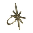 thumbnail image 2 of Zeckos Gold Cast Iron Decorative Starburst Door Knocker 5 inches, 2 of 5