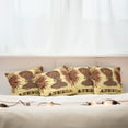 thumbnail image 4 of Ambesonne African Throw Pillow Cover 4 Pack, Turban Palms Cultural, 16", Multicolor, 4 of 5