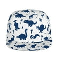 thumbnail image 2 of Balery Baseball Cap Flat Bill Hats for Men Adjustable Size for Running Workouts and Outdoor Activities All Seasons Dad Hat(Cute Cartoon Dinosaurs ), 2 of 9