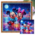 thumbnail image 1 of Hilo Algodón Bordado Punto Cruz Mickey Con Vidrieras 11CT 40x40cm, 1 of 9