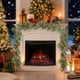 thumbnail image 1 of Guirnalda Navideña de Ratán con Agujas de Pino de 1 Metro | Decoración de Vegetación Artificial con Frutos Rojos y Piñas | Adorno Navideño de Plástico Resistente para Puerta | Ideal para Decorar Mesa, 1 of 6