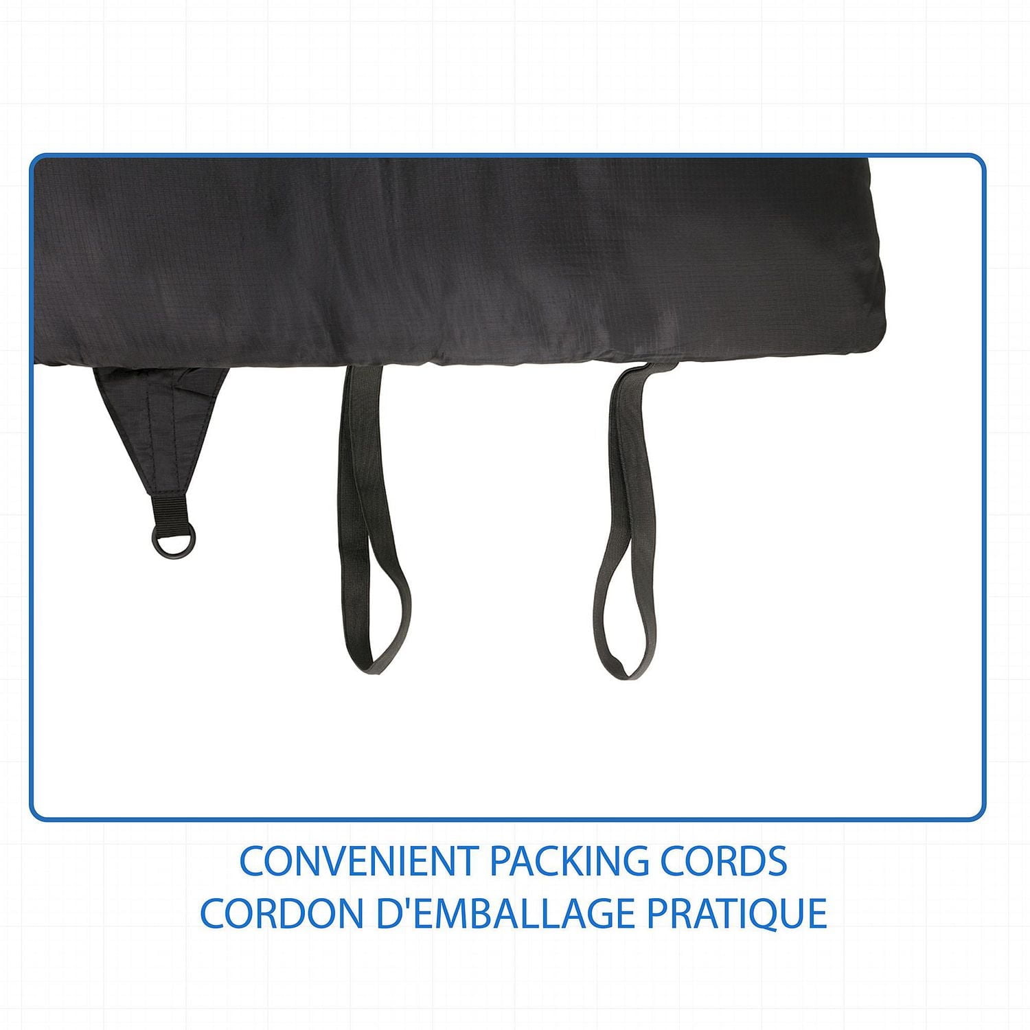 Sac de couchage Ozark Trail -10 °C, 216 cm (L) x 89 cm (l), température nominale +14 °F/-10 °C, extérieur en polyester, noir Sac de couchage