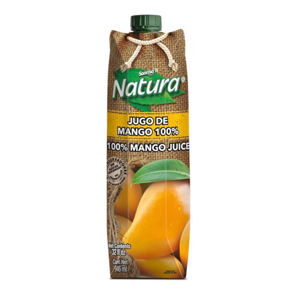 Pack de 12 Jugo Sonrisa Natura Mango 946 ml Sonrisa Natura