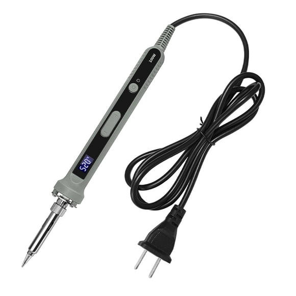 Control de temperatura Eigraketly soldador pantalla LCD calefacción pluma herramientas de mantenimiento Gris blanco