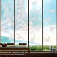 thumbnail image 1 of Anti-Collision Bird Stickers Large Bird Strike Prevention Window Stickers Anti-Bird Stickers on Glass Door Translucent/Dusty Stickers，JUN, 1 of 7