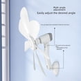 thumbnail image 2 of Ventilador eléctrico pequeño de pared para el hogar, para dormitorio, baño, cocina, sin necesidad de perforar agujeros, 2 of 4