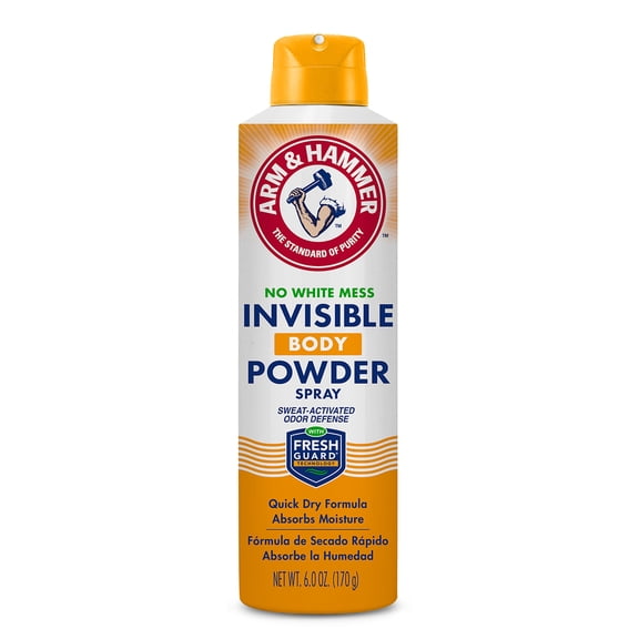 Arm & Hammer Invisible Odor Defense Body Powder Spray, 6 oz