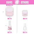thumbnail image 2 of Onedor Nail Dip Dipping Powder – Acrylic Color Pigment Powders Pro Collection System, 1 Oz.(04 - Red Glitter), 2 of 7