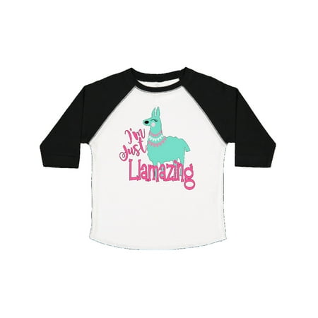 

Inktastic I m Just Llamazing Cute Llama Gift Toddler Boy or Toddler Girl T-Shirt