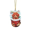 thumbnail image 1 of 1pc Christmas Acrylic Christmas Stockings For Dogs Decorations Christmas Tree Decorations Crafts Hanging Decorations, 1 of 9