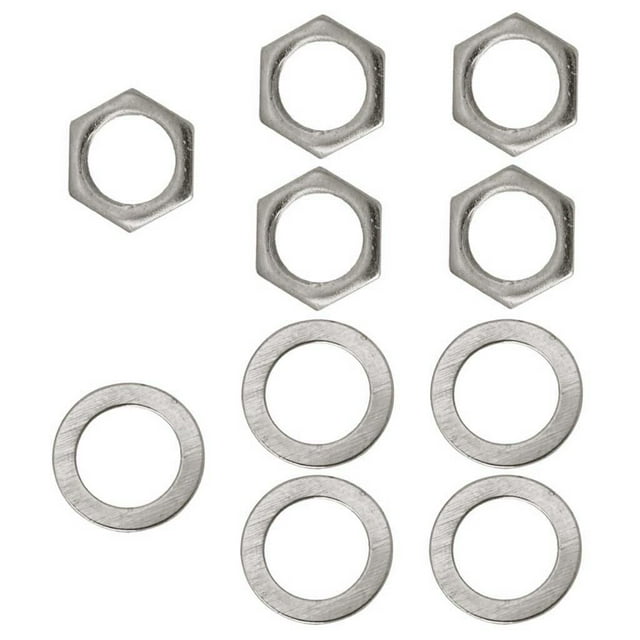 Esquirla 5 Pieces Electric Guitar Bass Output Socket Nuts Washers - , as described