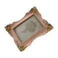 thumbnail image 2 of Yingyy Rectangle Carved Flower Picture Display Frame 3.8x5.4inch Inner Frame will light and Pink, 2 of 6