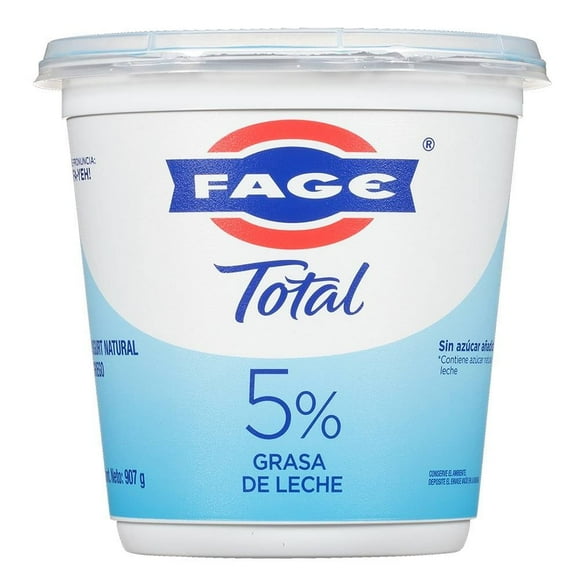 Yogurt Fage natural griego 5% 907 g