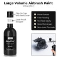 thumbnail image 3 of Pintura acrílica a base de agua Nicpro para aerógrafo, color negro opaco, 250 ml, 3 of 7