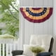 thumbnail image 5 of Bunting Half Fan Decoration Indoor/Outdoor Pleated Fan-Shaped Flag, 5 of 5